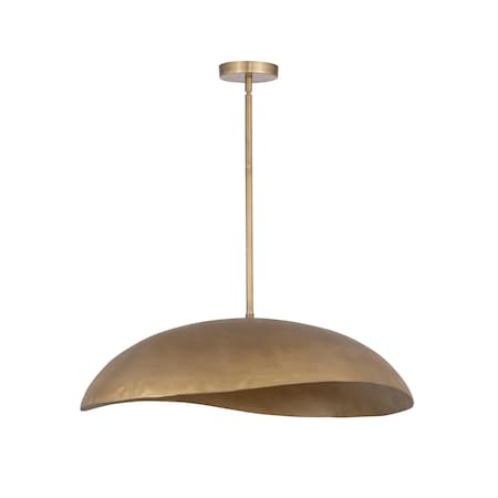 Maxim Lighting Denarii 24'' Iron Pendant, Natural Gold 31262NG